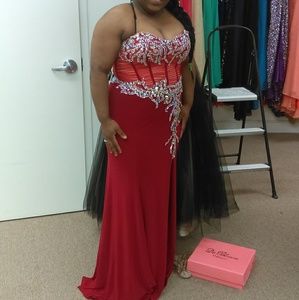 Red prom dress